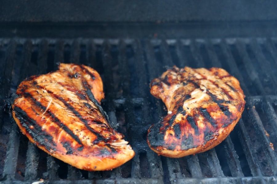 Grilled Turkey Breasts On the Grill 