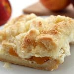 Peaches and Cream Dessert Bars Recipe