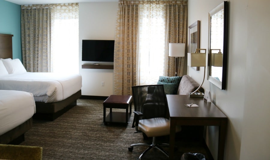 Staybridge Suites Seattle Room with Desk and SofaBed