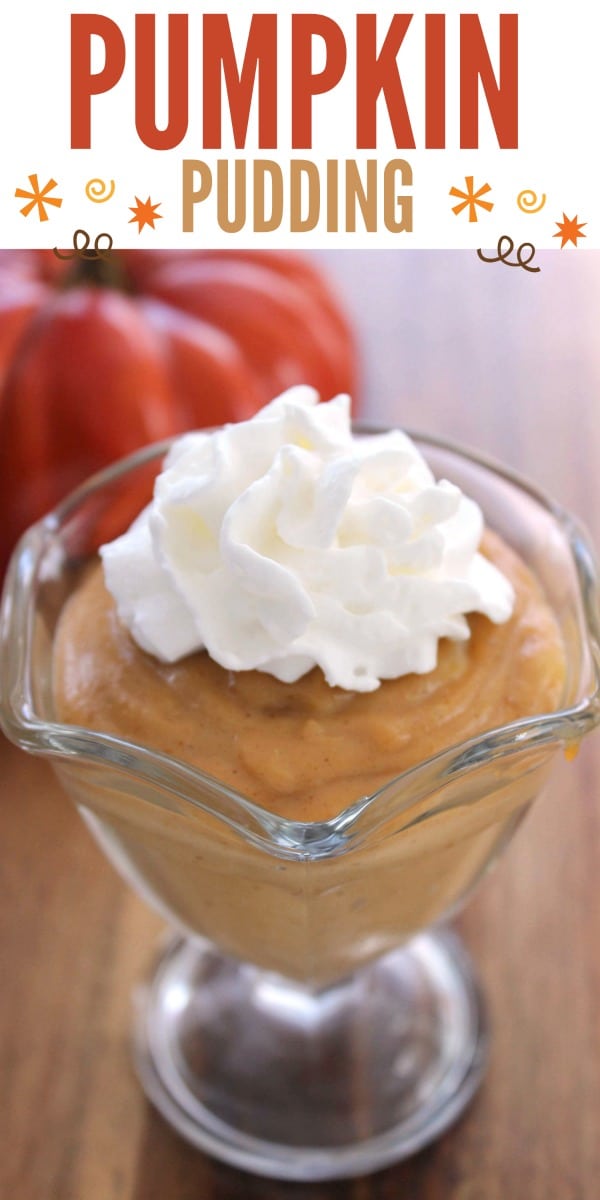Pumpkin Pudding in a Glass