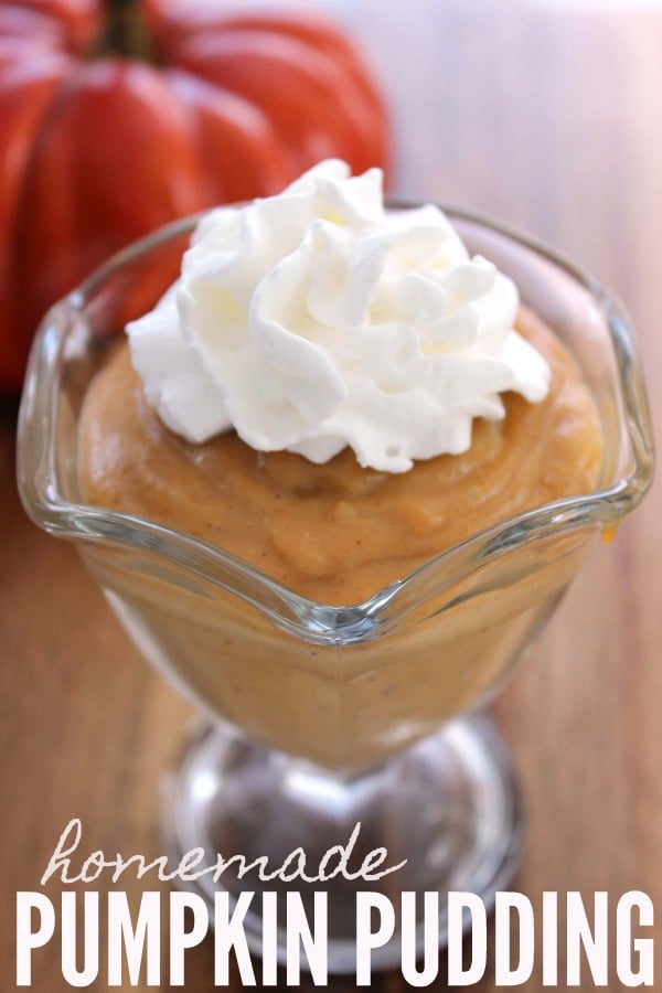 Homemade Pumpkin pudding 