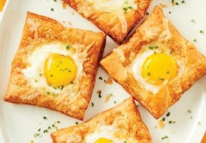 Air Fryer Puffed Egg Tarts