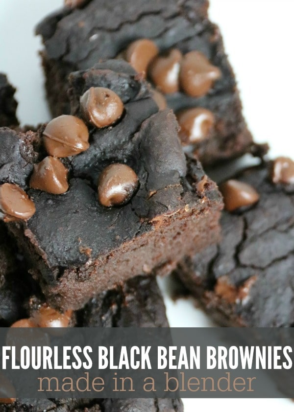 Flourless Black Bean Brownies 