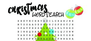 Christmas Word Search For Kids – Free Printable