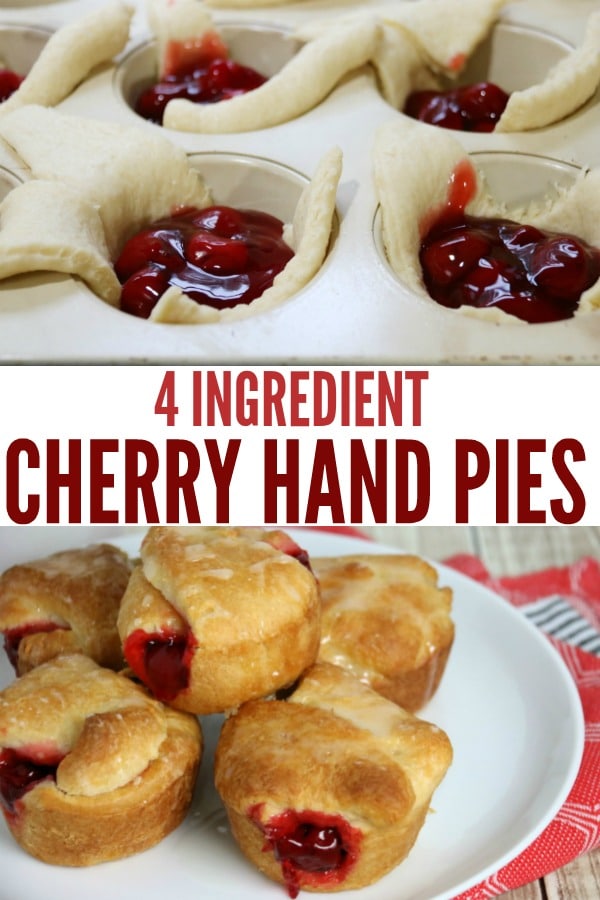 Four Ingredient Cherry Hand Pies