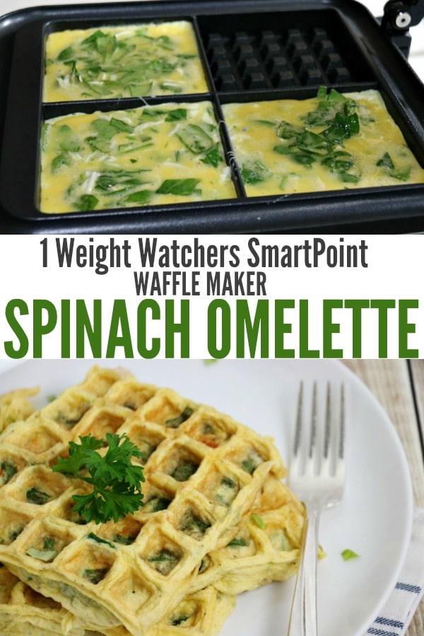 Weight Watchers Spinach Omelette Waffle Maker 