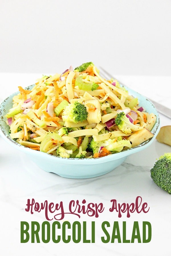 Honey Crisp Apple Broccoli Salad Recipe