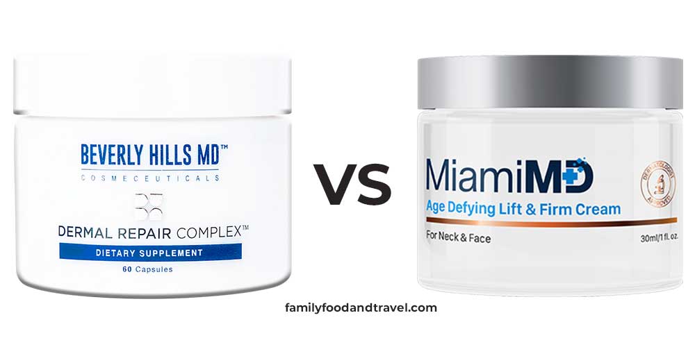 Miami MD Cream vs. Complesso di riparazione cutanea