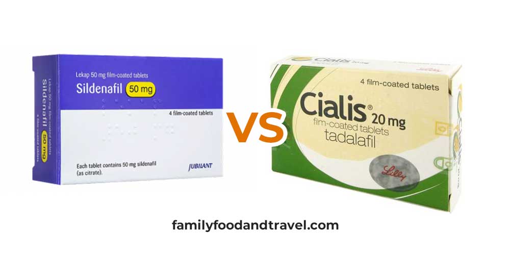 Sildenafil vs Cialis pills