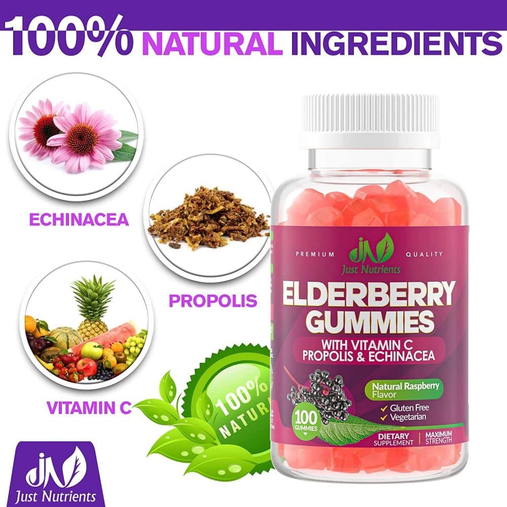 What are the ingredients of Elderberry gummies