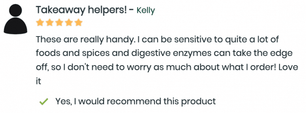 Digestive enzymes positive review