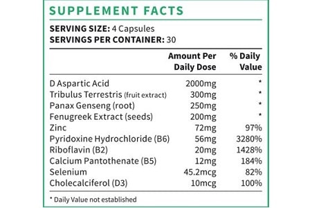 Ingredients of XtraSize