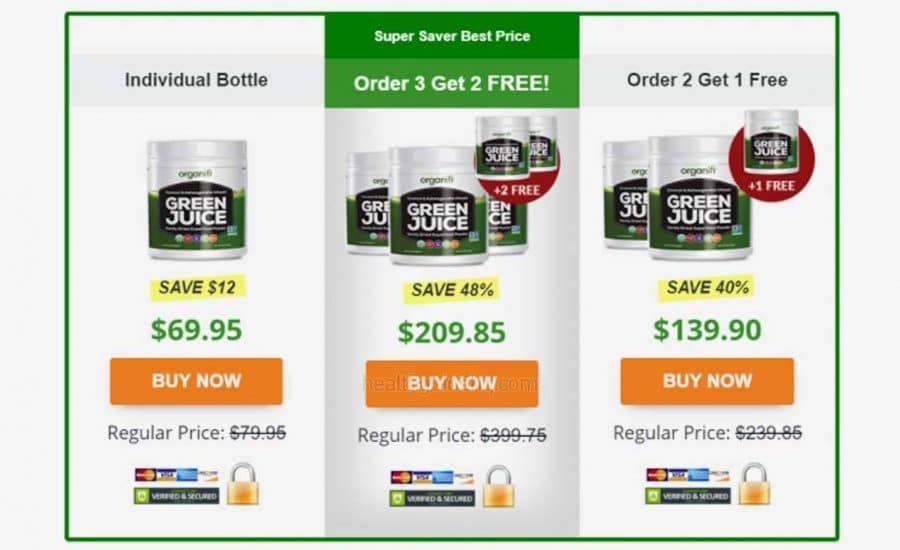 Organifi Green Juice for Sale offer & price comparison