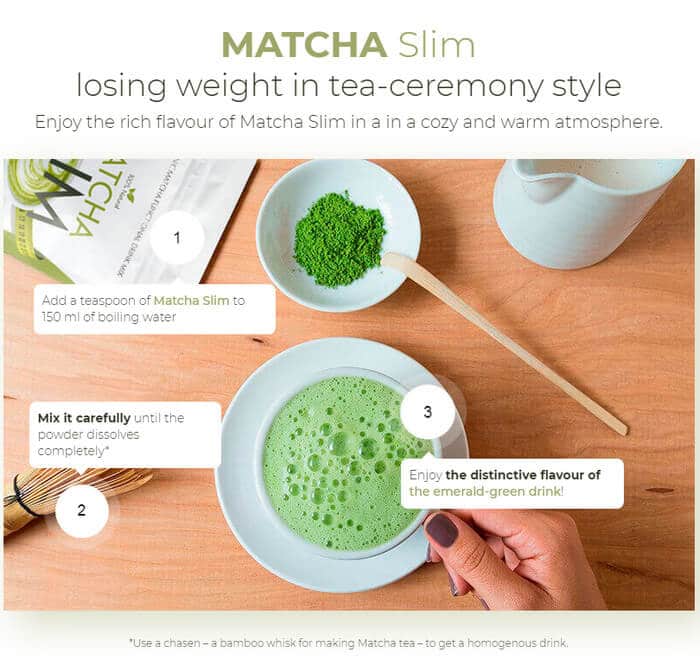 MATCHA Slim ingredients