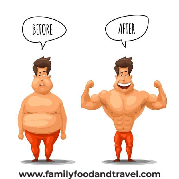 dimagrimento-uomo-prima-dopo-dieta-illustrazione-uomo-dimagrimento-ragazzo-muscolare-dopo-dimagrimento