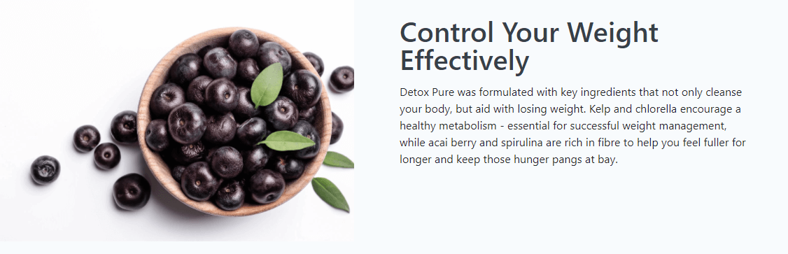 What are the ingredients of Detox Drink?