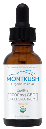 Mont Kush Organic Rosin CBD Oil
