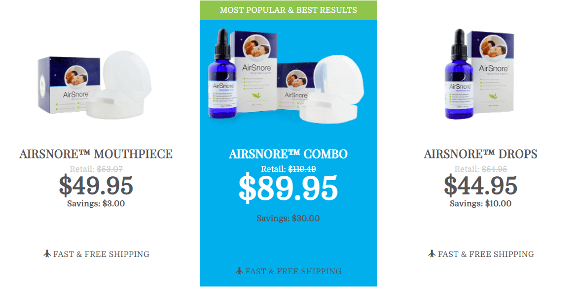 Where to buy AirSnore? AirSnore price comparison & deals for sale