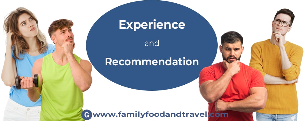 experience and recommendation