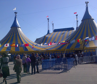 cirque tent in Toronto 